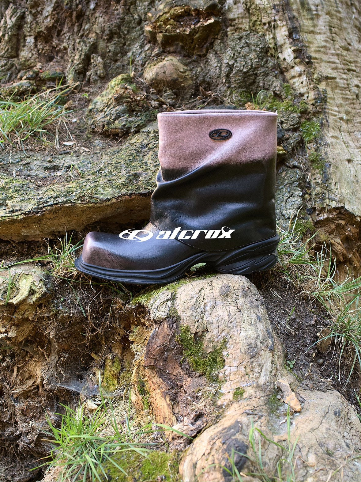 Hand-polished cowhide boots