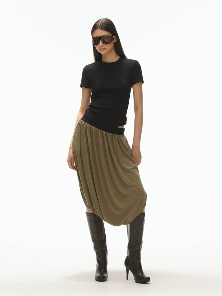 Cut slim short-sleeve T-shirt