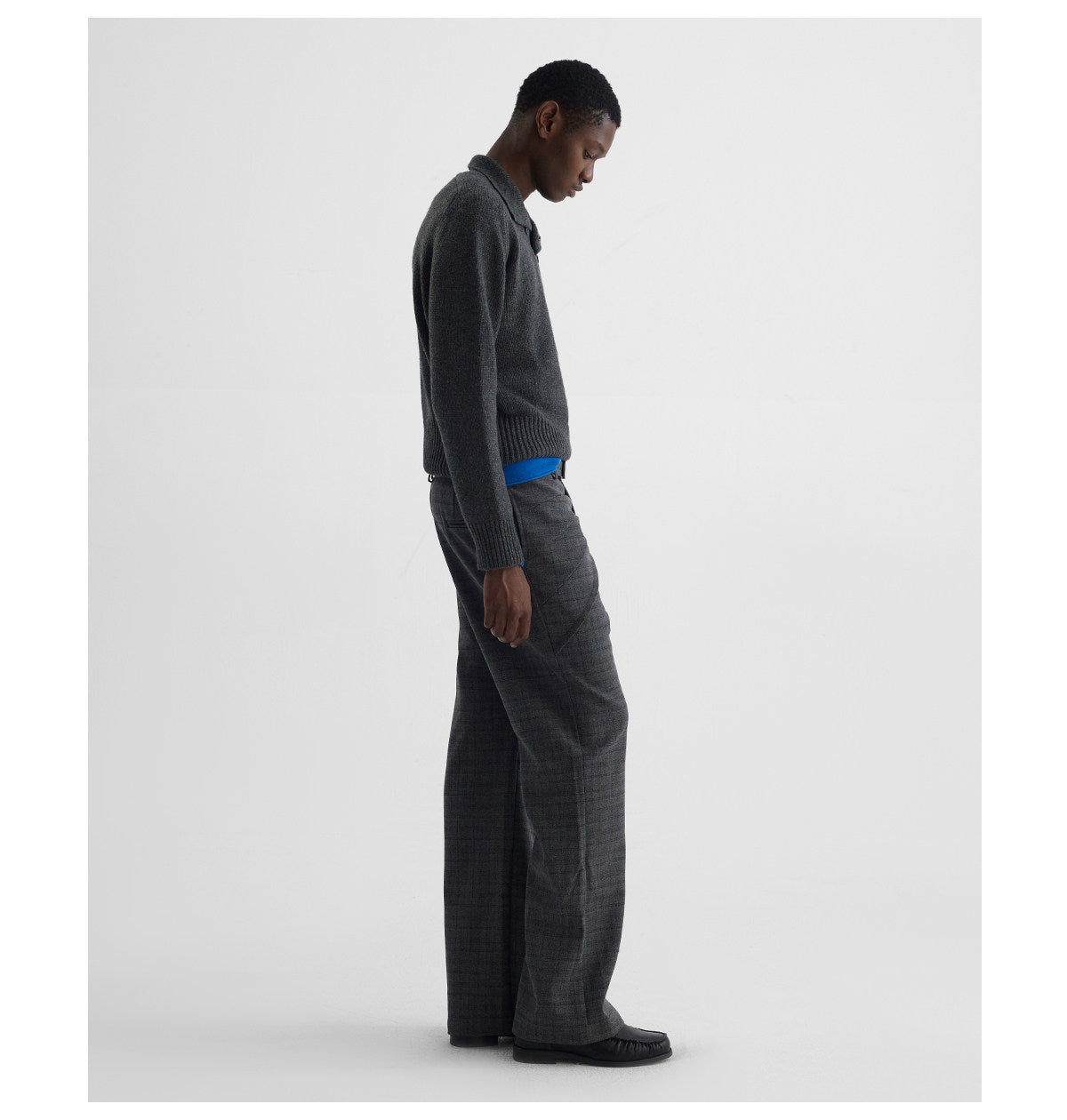 Double-row stand-collar long sleeve