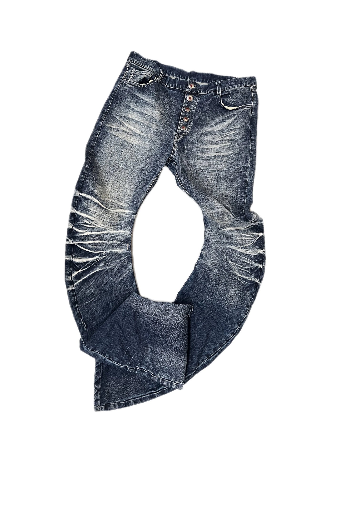 ice blue washed jeans