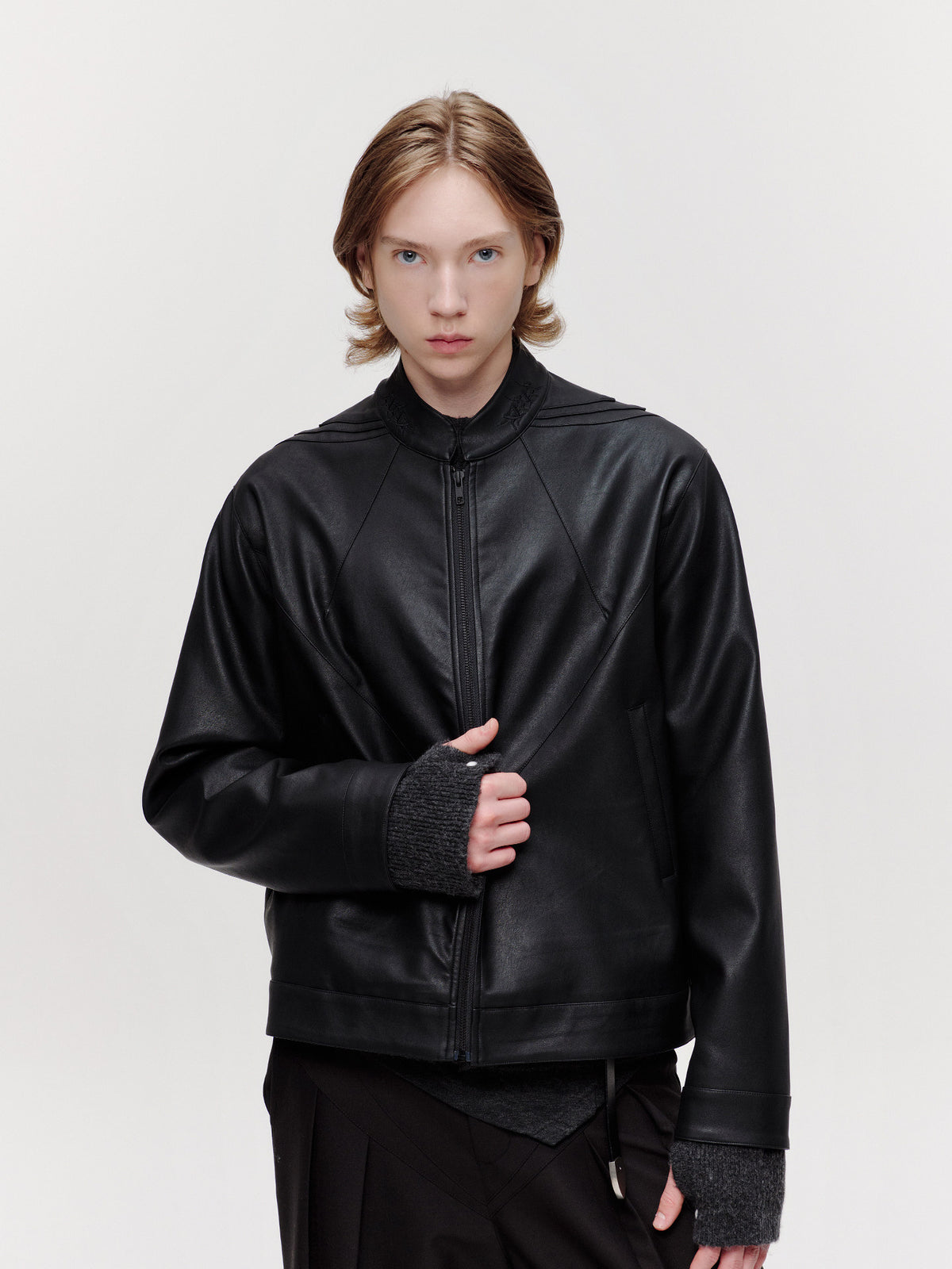 Armor leather jacket