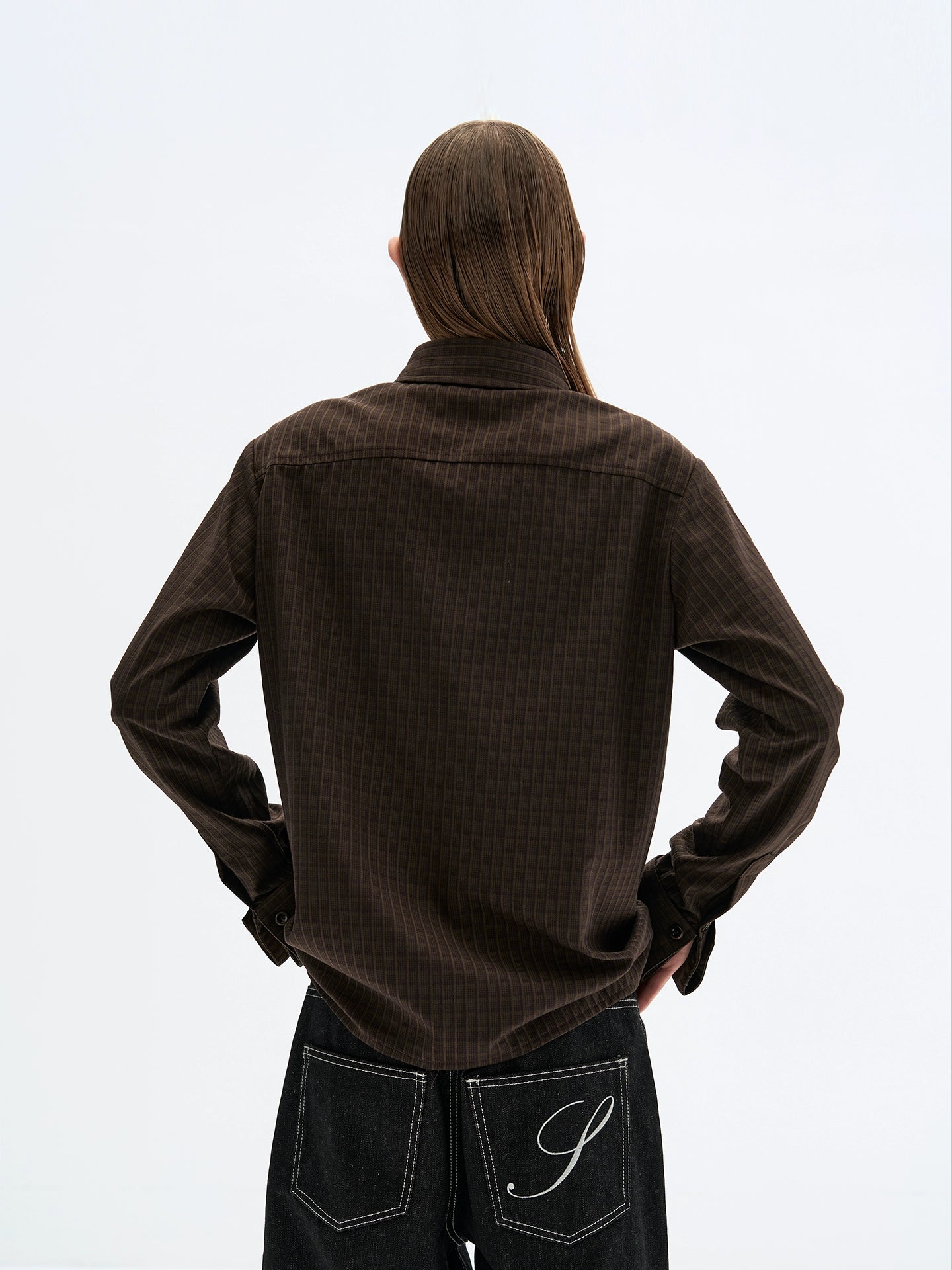 Full-Shoulder Long Sleeve Shirt