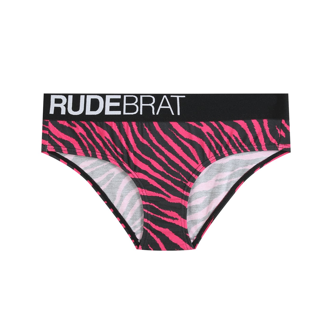 'REBEL' tiger print modal briefs