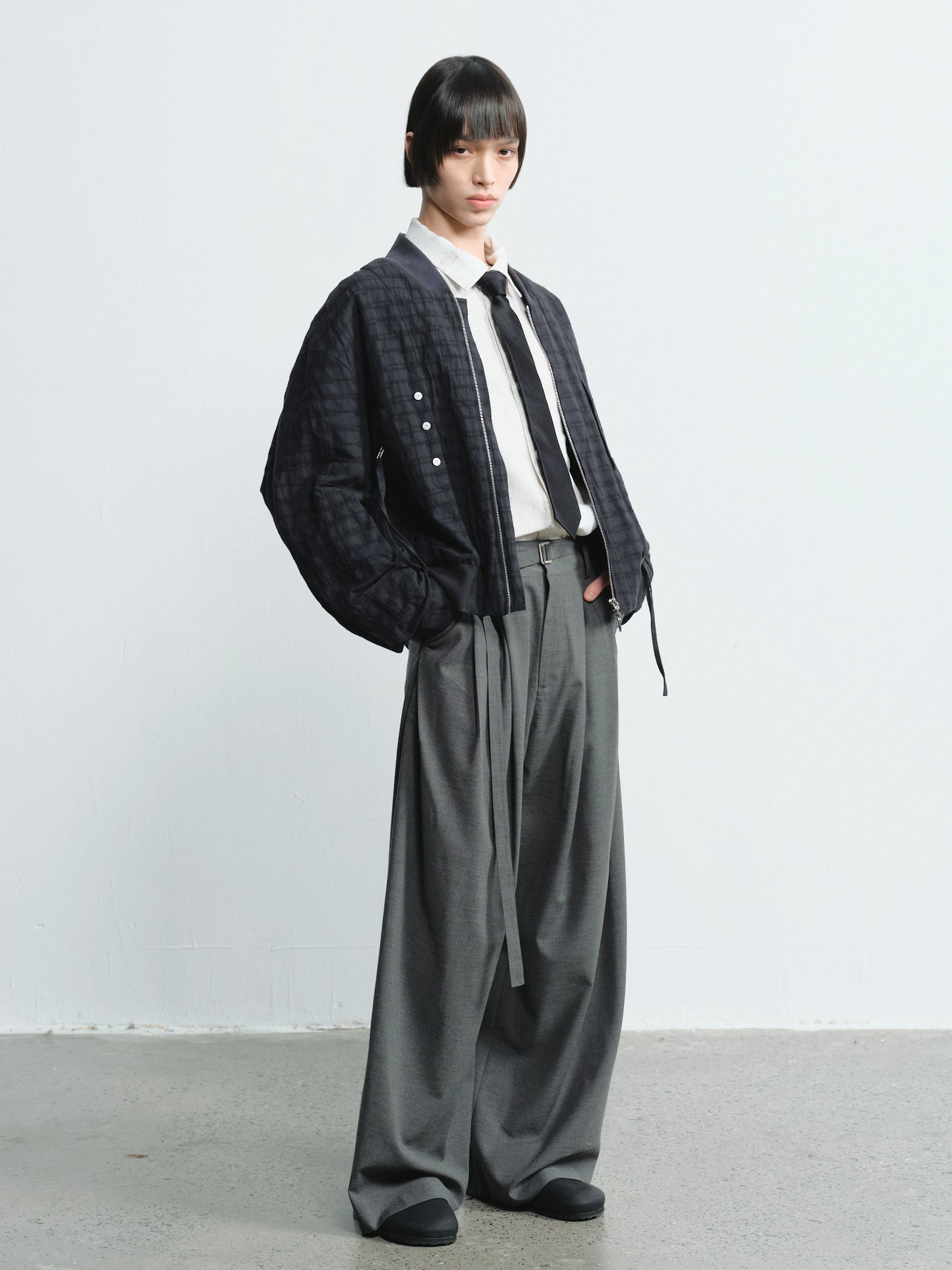 Cropped Baseball Jacket