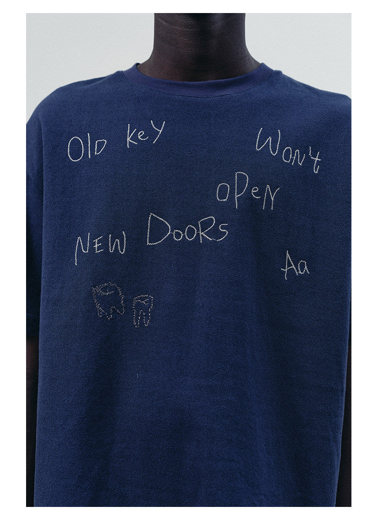 Handmade Creative Embroidery T-shirt