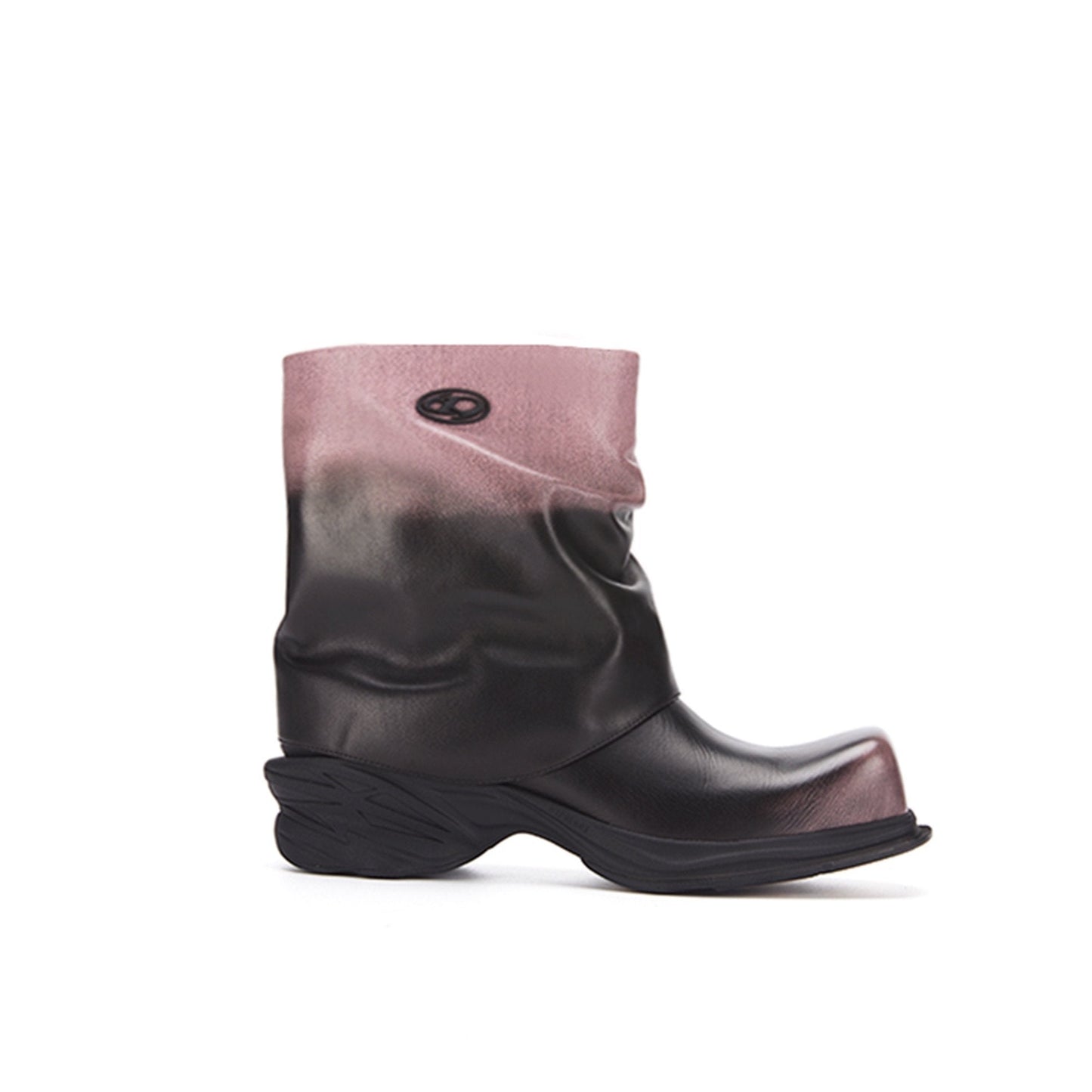 Hand-polished cowhide boots
