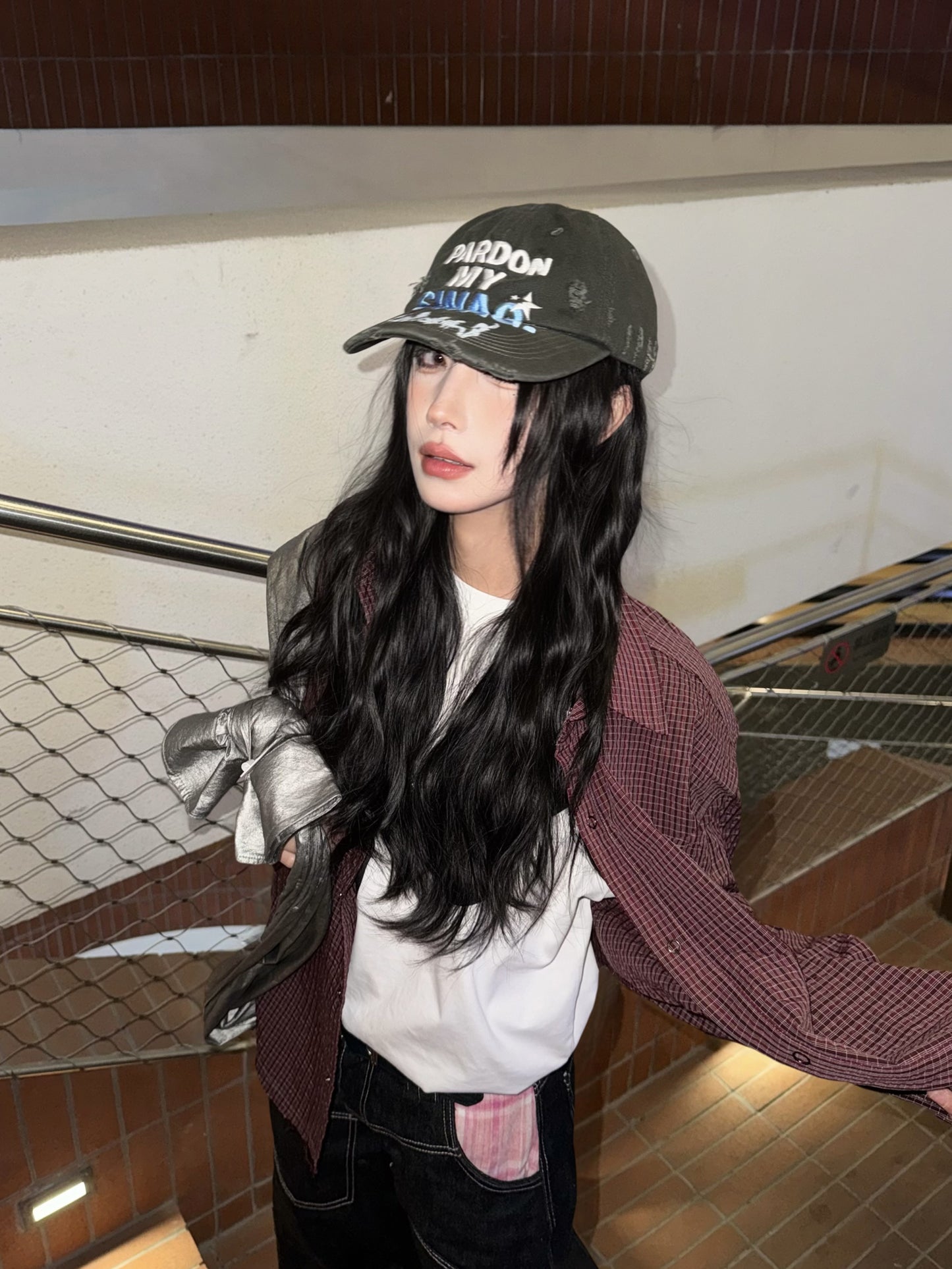 'PARDON MY SWAG' embroidered cap