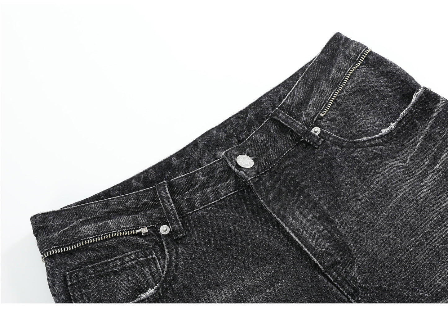 Vintage destroy skinny studded jeans