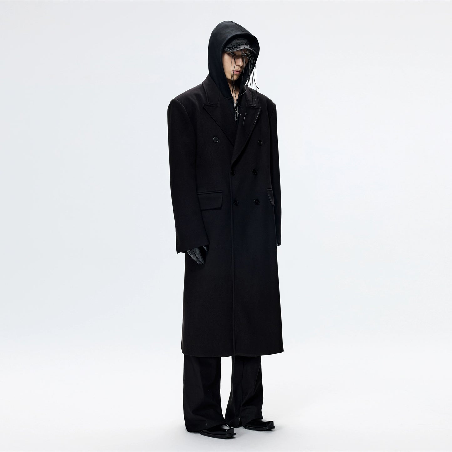 Classic Tweed Long Coat