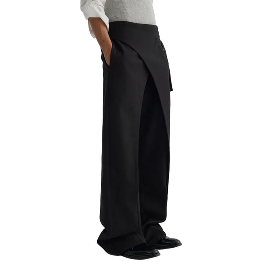Tailored waist ring trousers