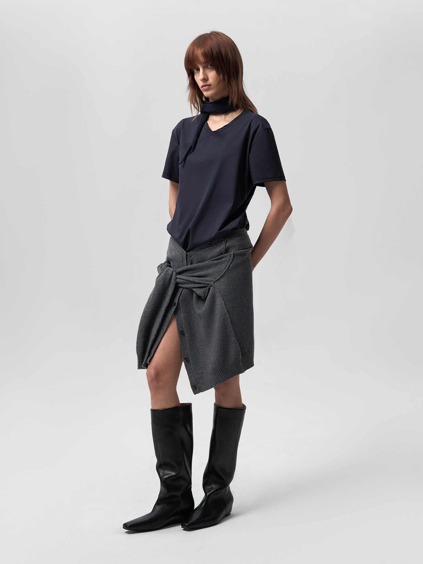 Asymmetrical Stitching T-Shirt