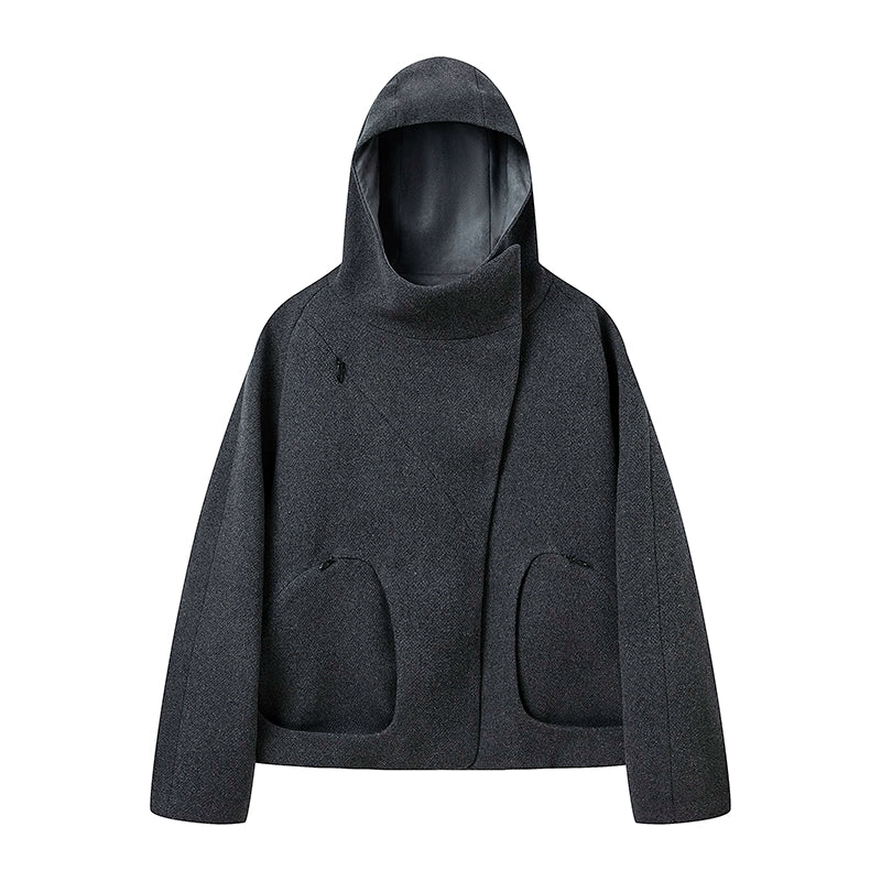 Wool Hooded Jacket