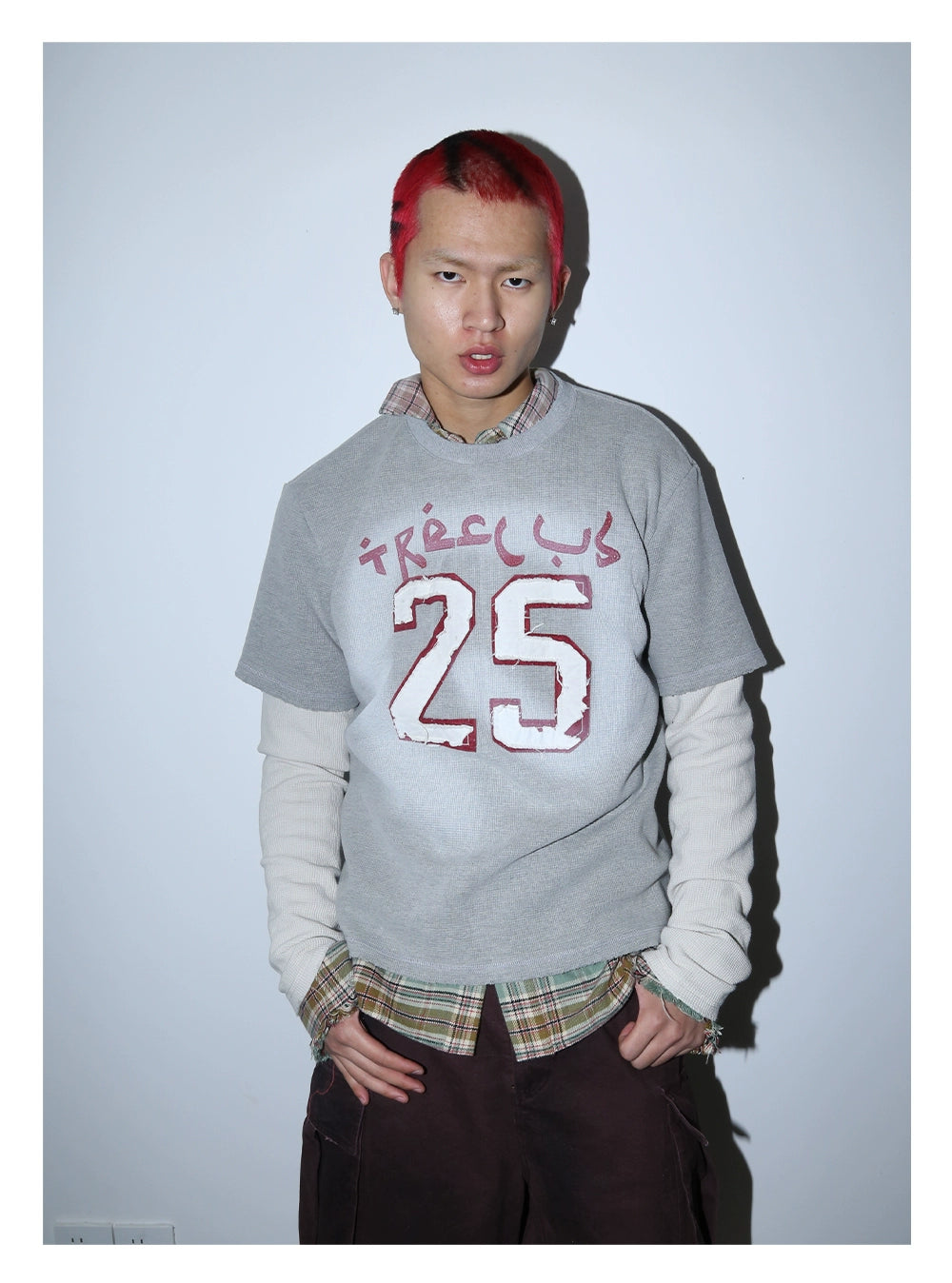Fake Layered Long Sleeve T-Shirt