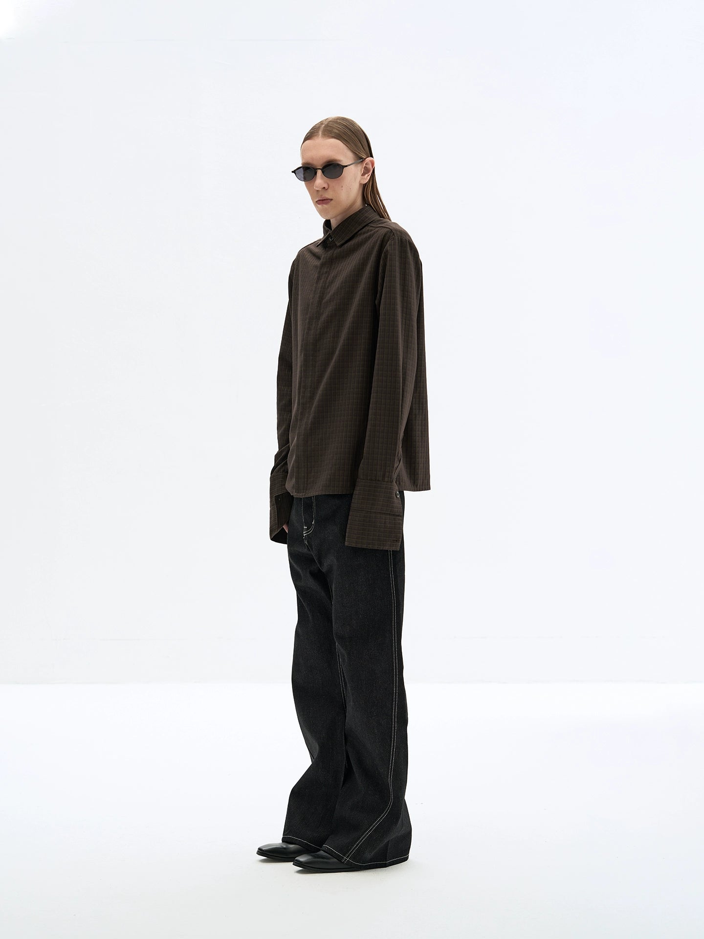 Full-Shoulder Long Sleeve Shirt