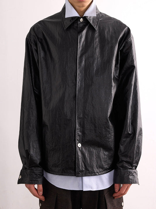 Waterproof Leather Cargo Shirt C03