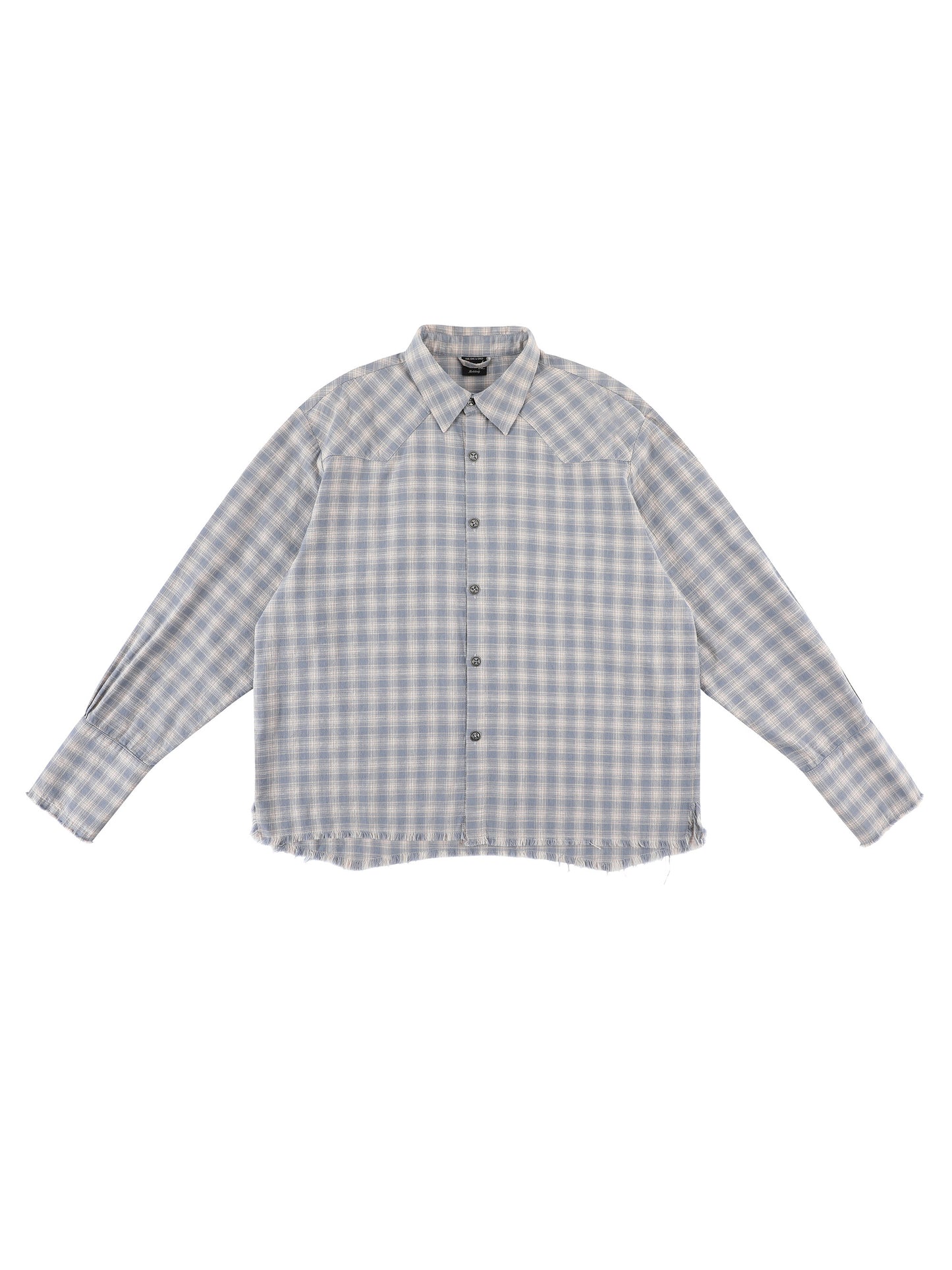 Japanese check western shirt