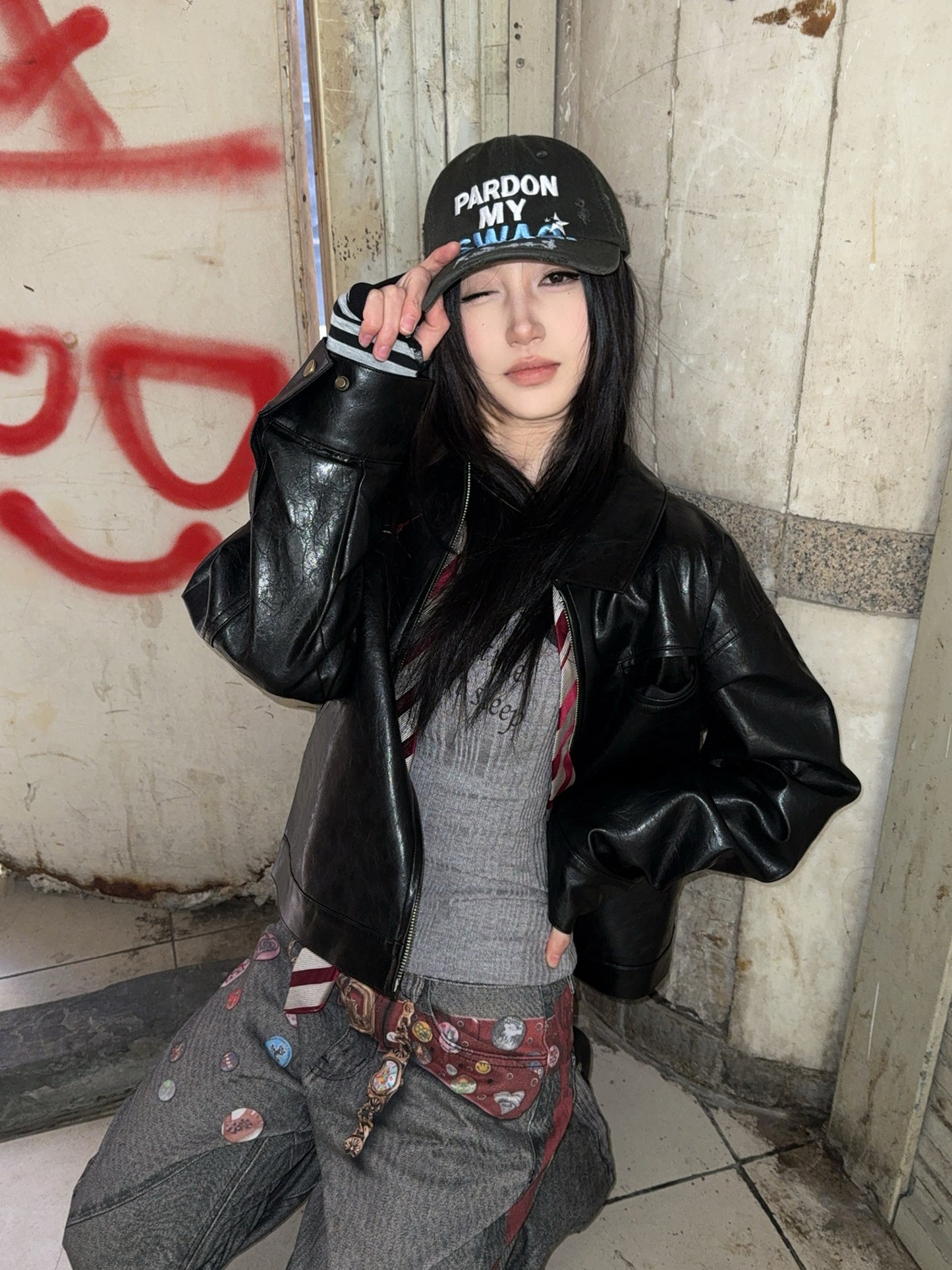 'PARDON MY SWAG' embroidered cap