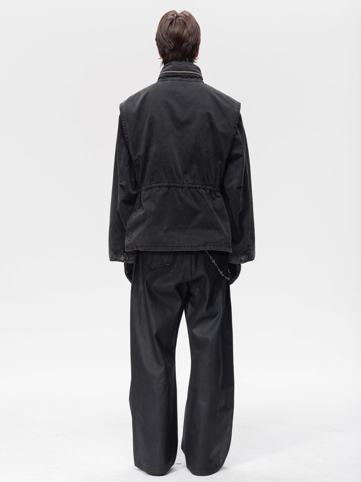 NIGHT RIDER Waxed Horn Jeans