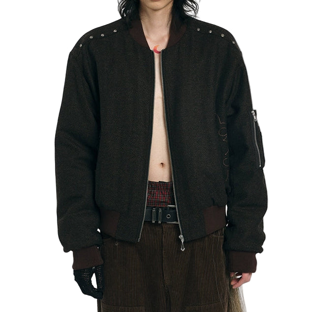 Clay Bomber Cotton Jacket
