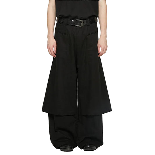 Double-layer cargo trousers