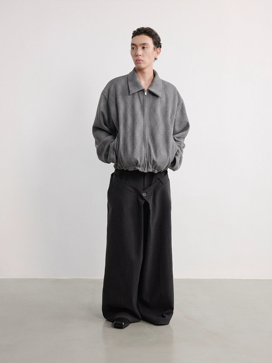 Double waist Wide Leg Pants