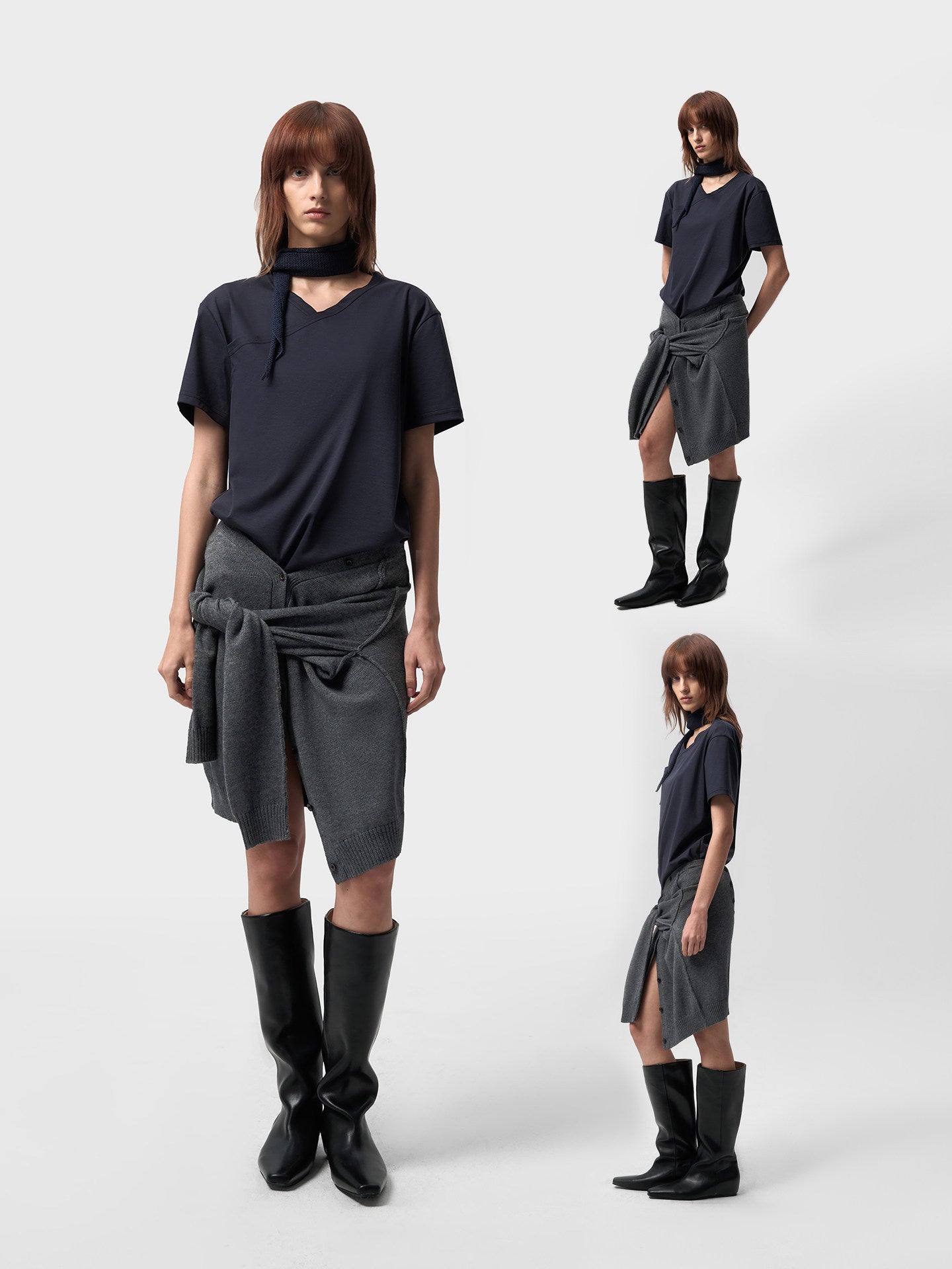 Asymmetrical Stitching T-Shirt