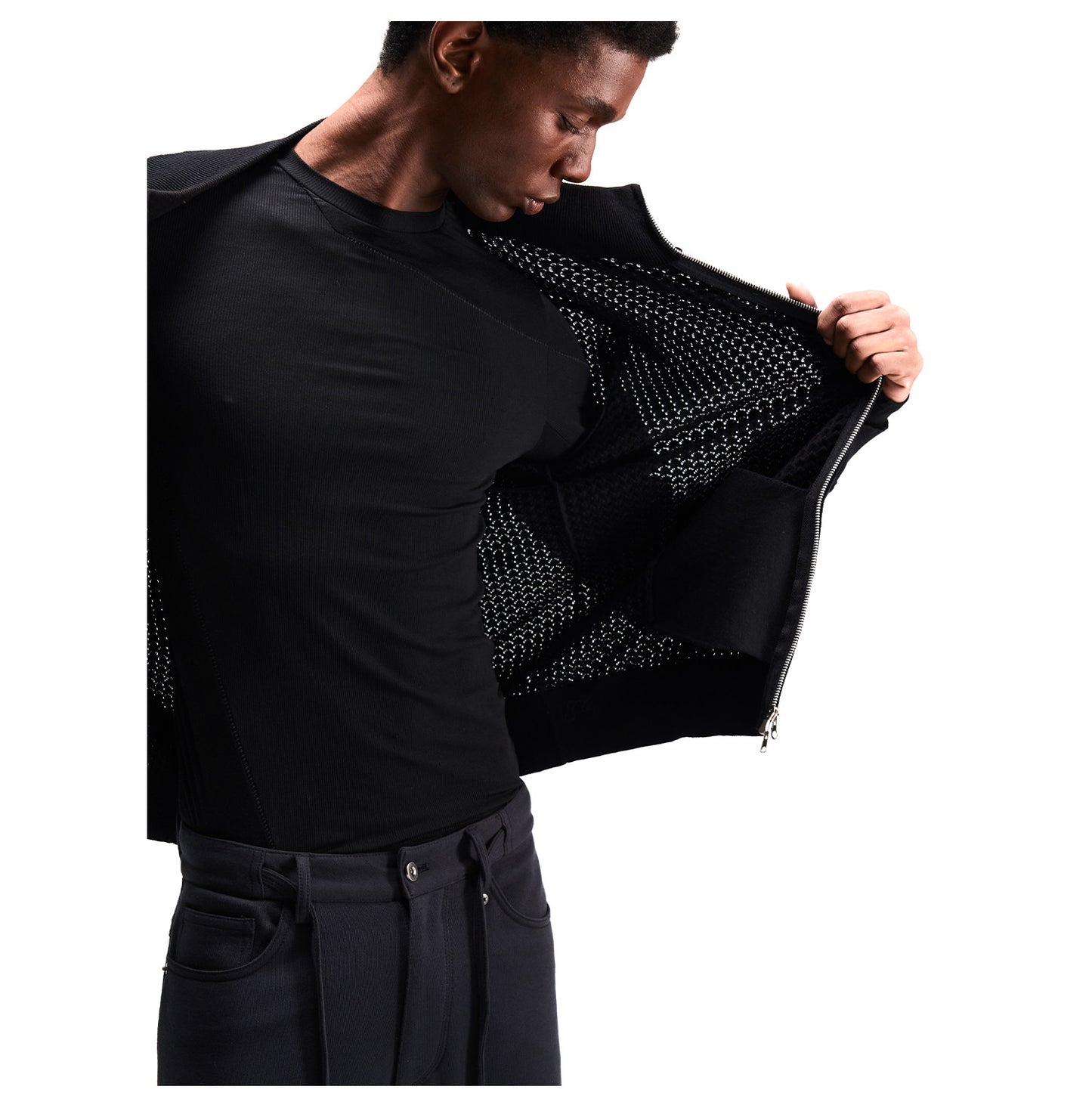 Breath Cutout 3D Mesh Sweat