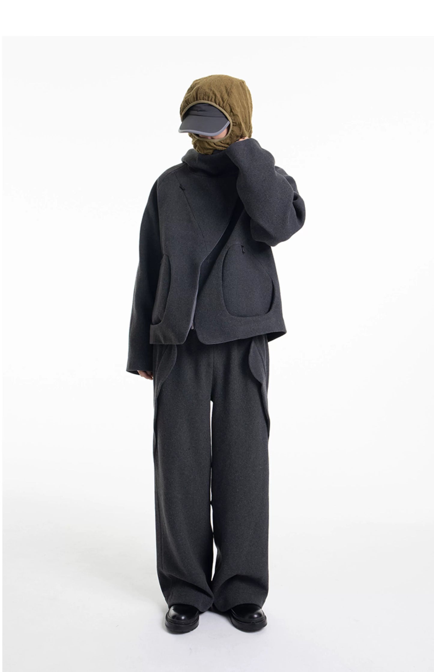 AWeBreak Cut Wool Trousers