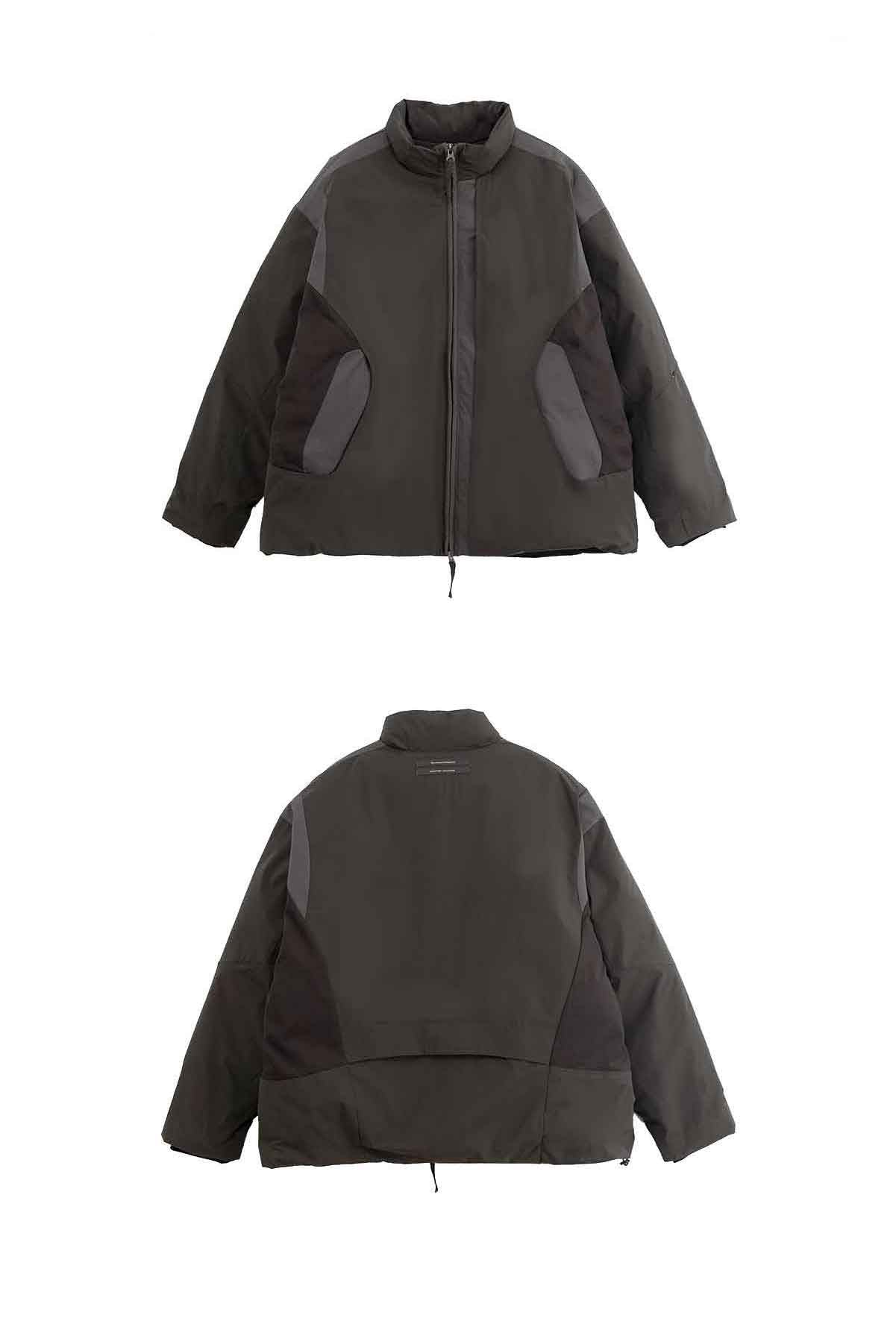 Stitched duck down jacket