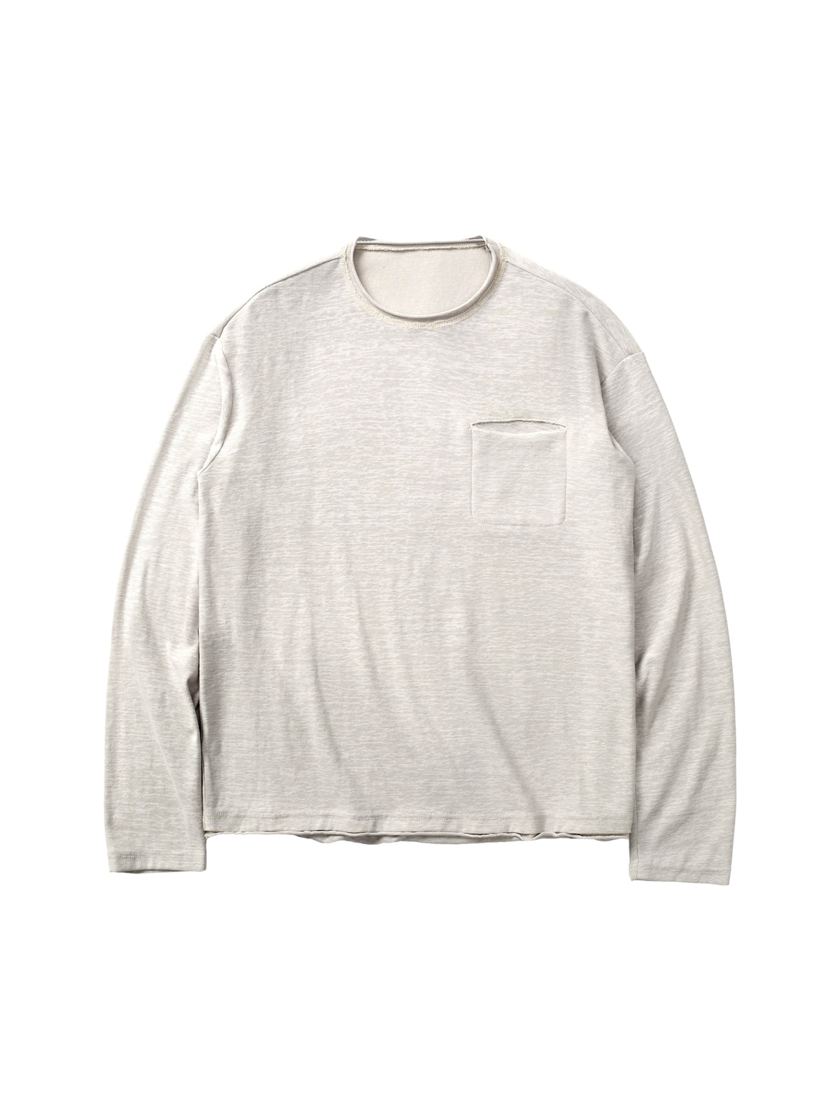 Rolled edge base long sleeves