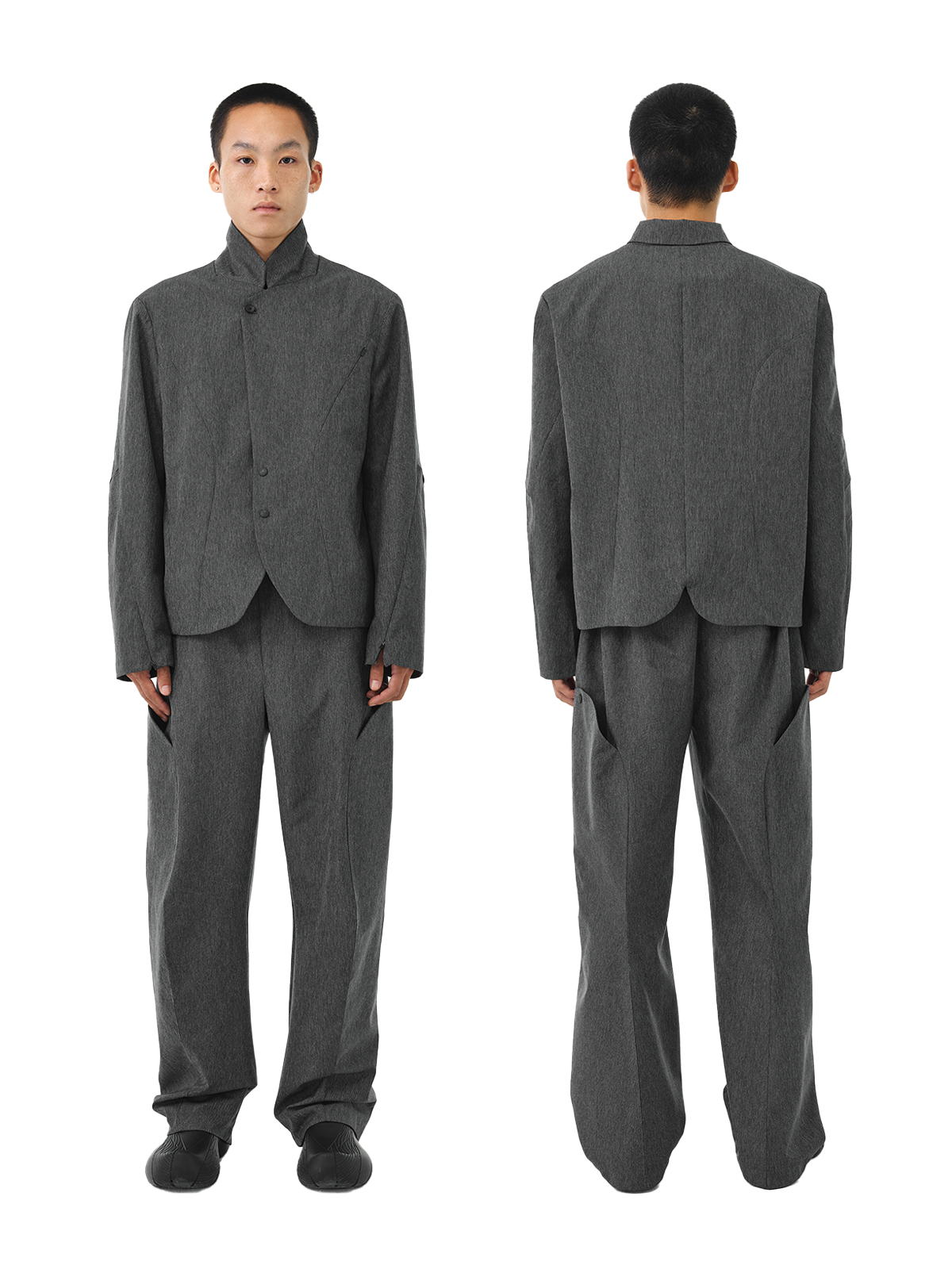 Multi-Neck Panel Interior Blazer