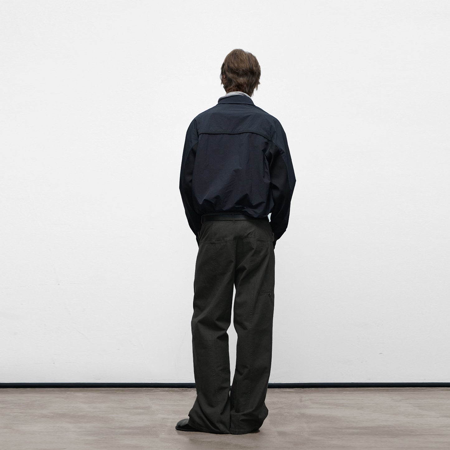 Multi-Pocket Washed Straight Cotton Pants