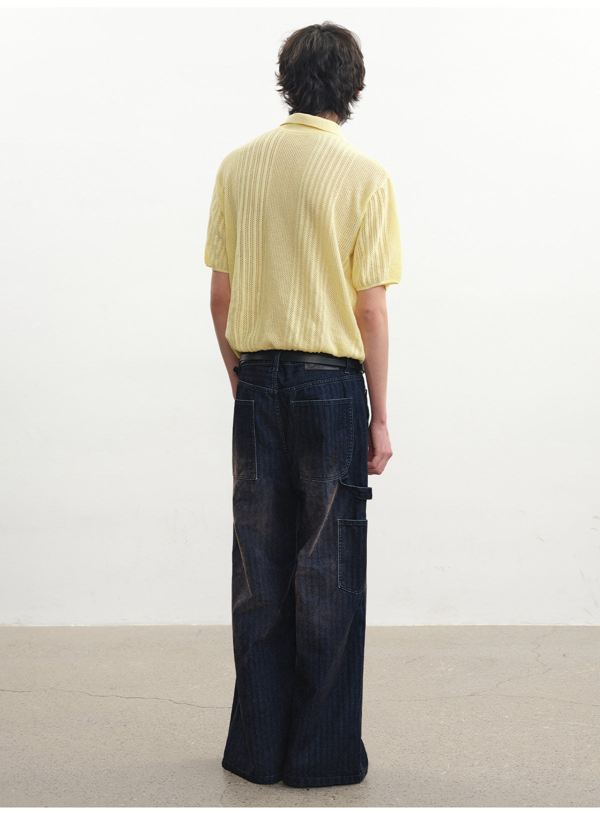 Aged Herringbone Corduroy Pants