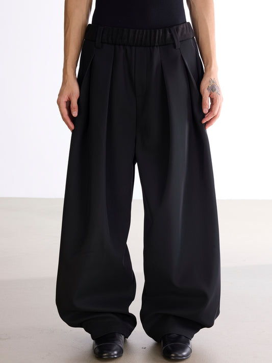 3D cut sweatpants trouser S09