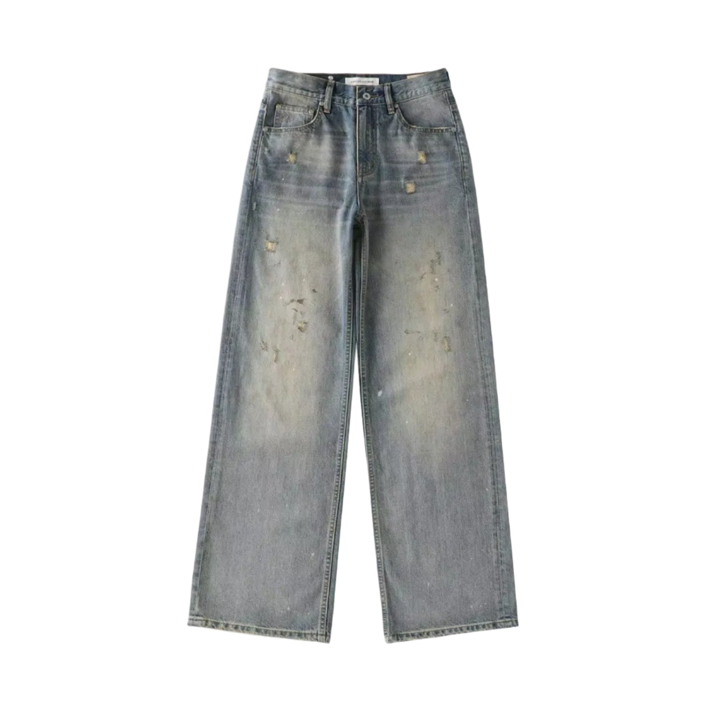 Burnt Ink Splash Jeans