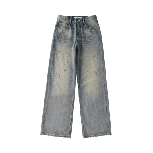 Burnt Ink Splash Jeans