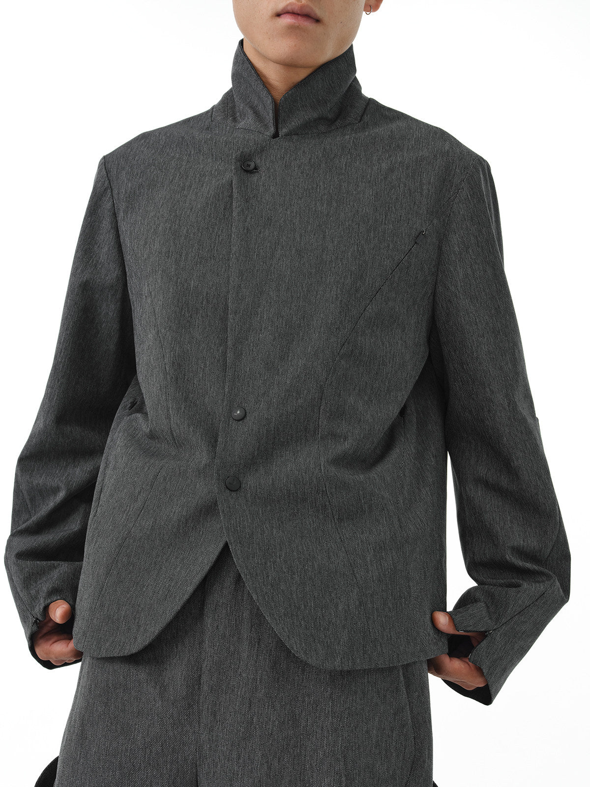 Multi-Neck Panel Interior Blazer