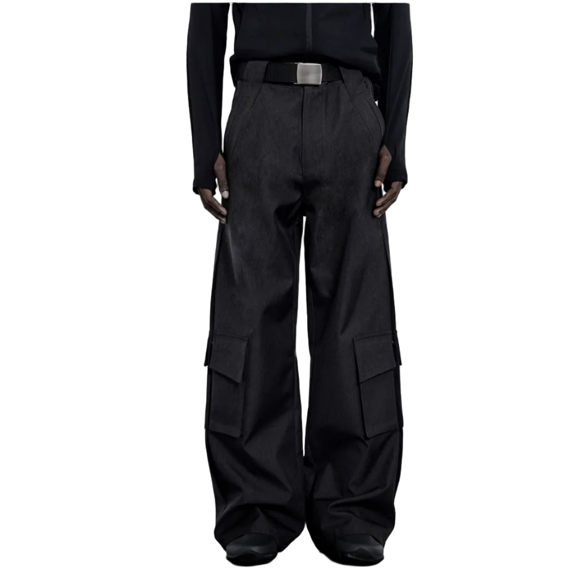 Waterproof multi-pocket straight Jeans