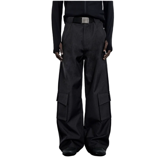 Waterproof multi-pocket straight Jeans