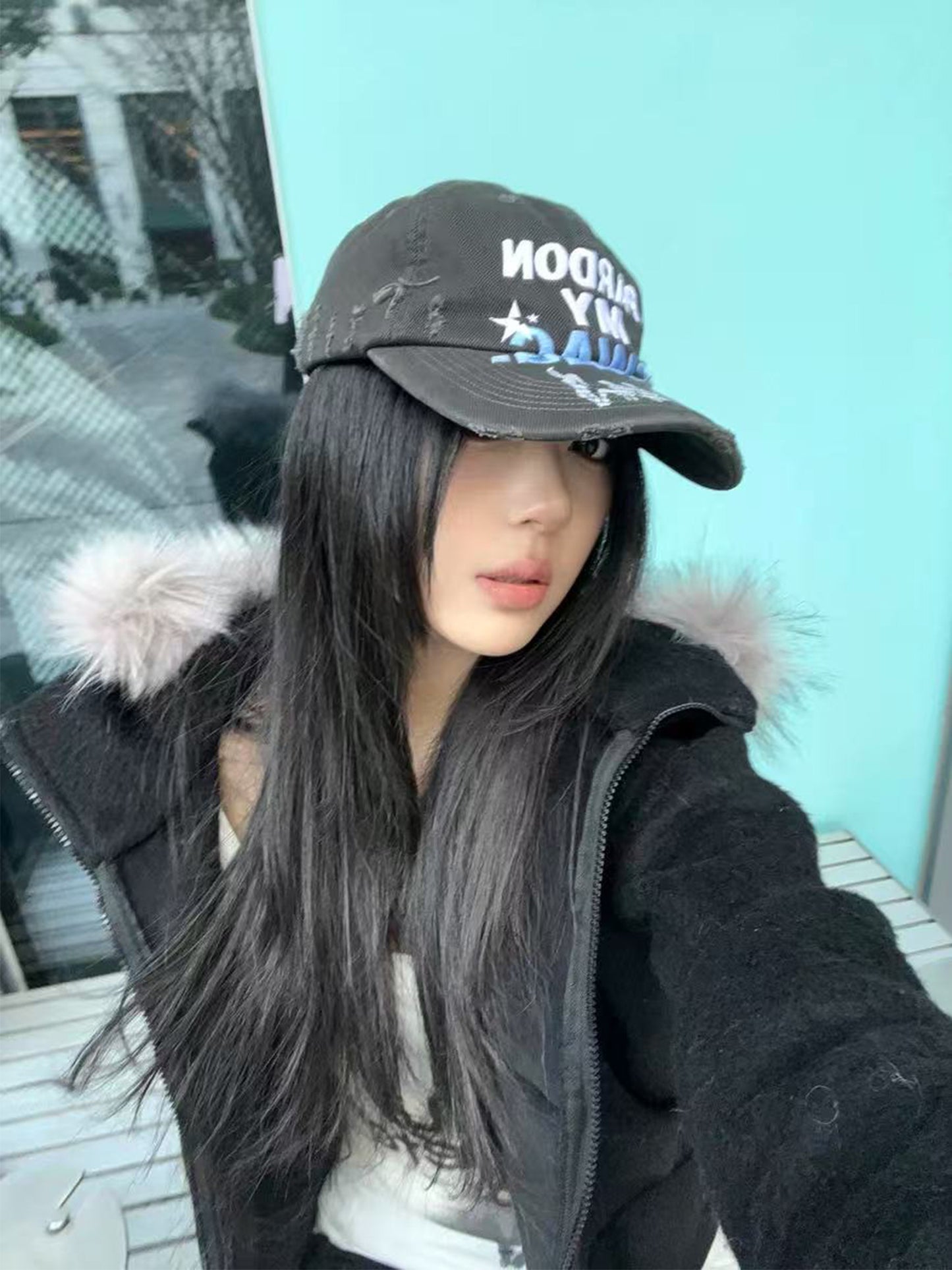 'PARDON MY SWAG' embroidered cap