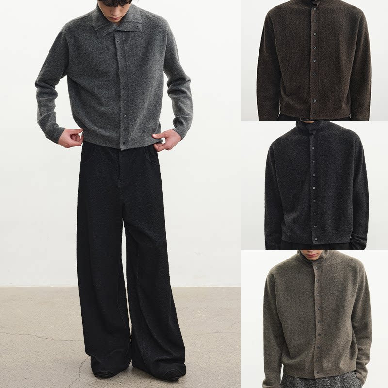 Floral Turtleneck Cardigan