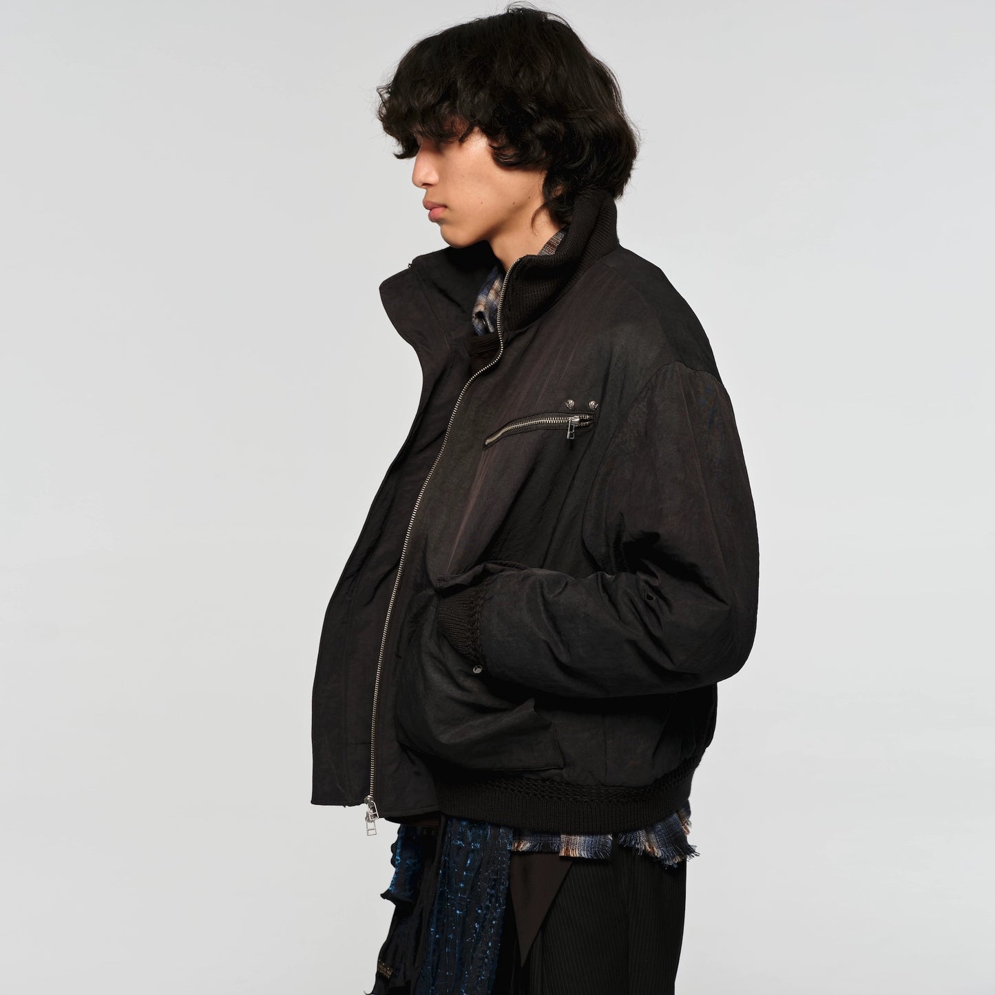 Aviator Bomber Padded Jacket