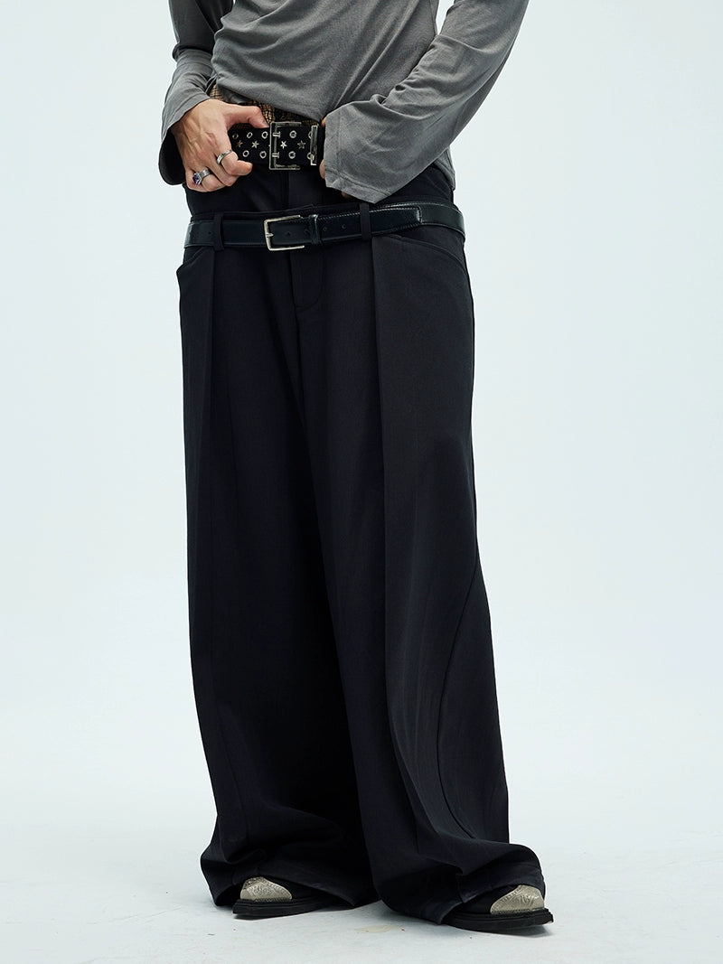 Double Waist Baggy Trouser