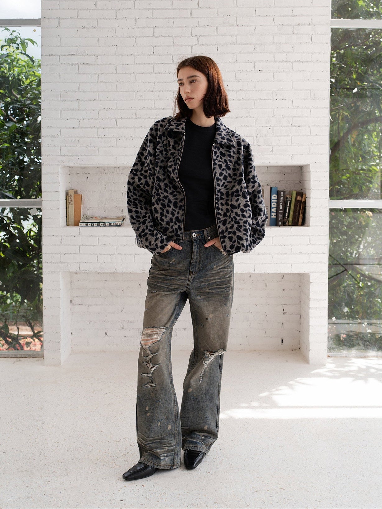 Okayama craftsmen mud-dyed jeans