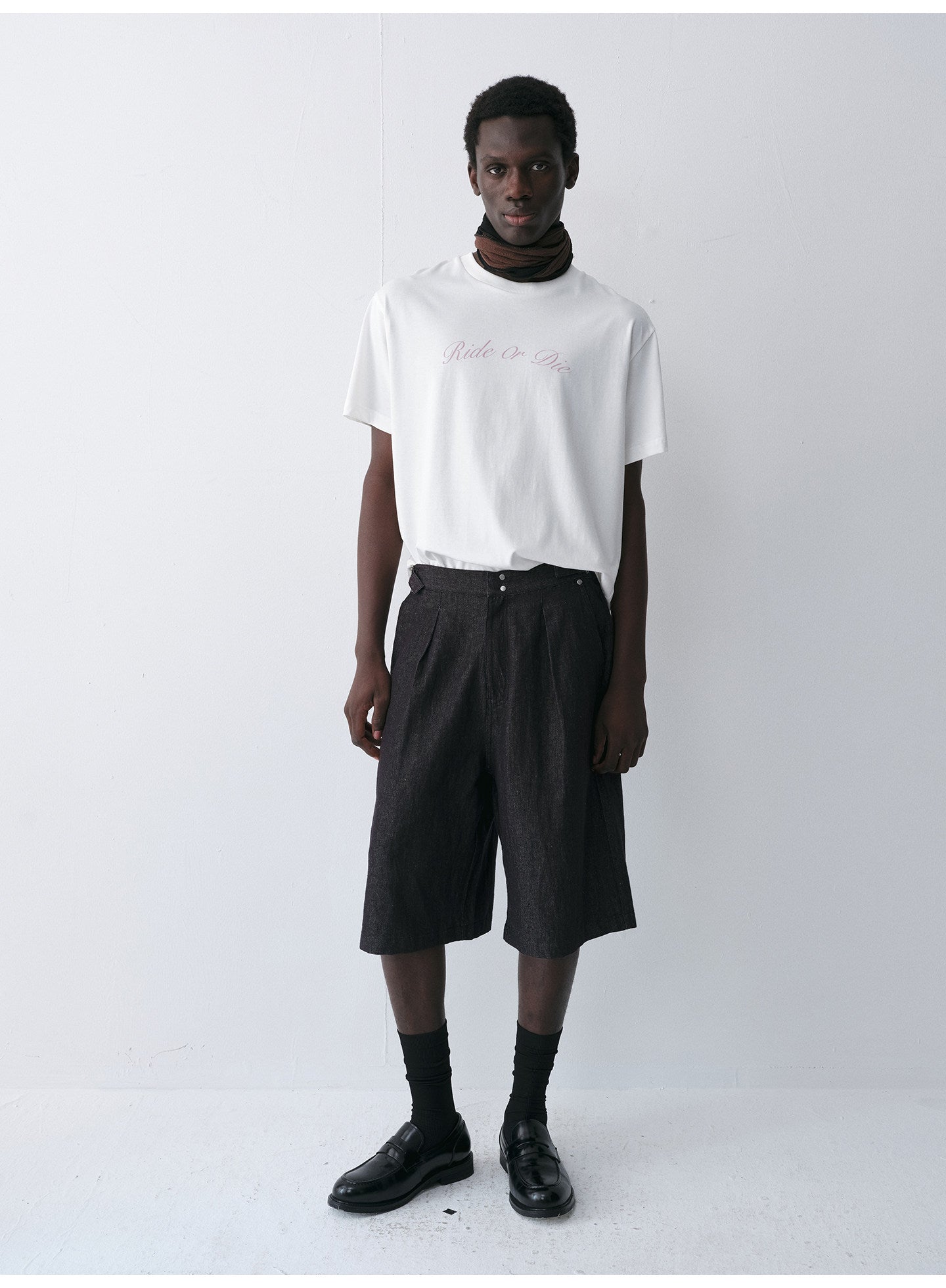 Double Pleated Shorts