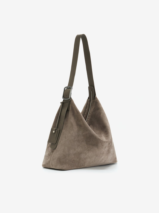SUEDE HOBO BAG