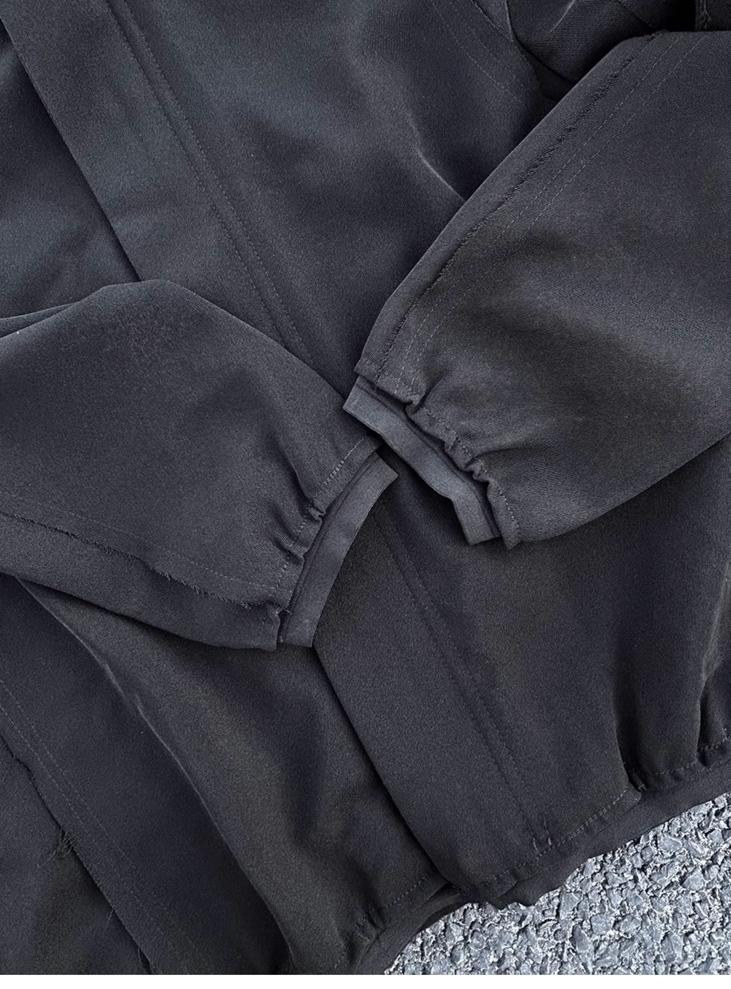 Tassel destruction short jacket