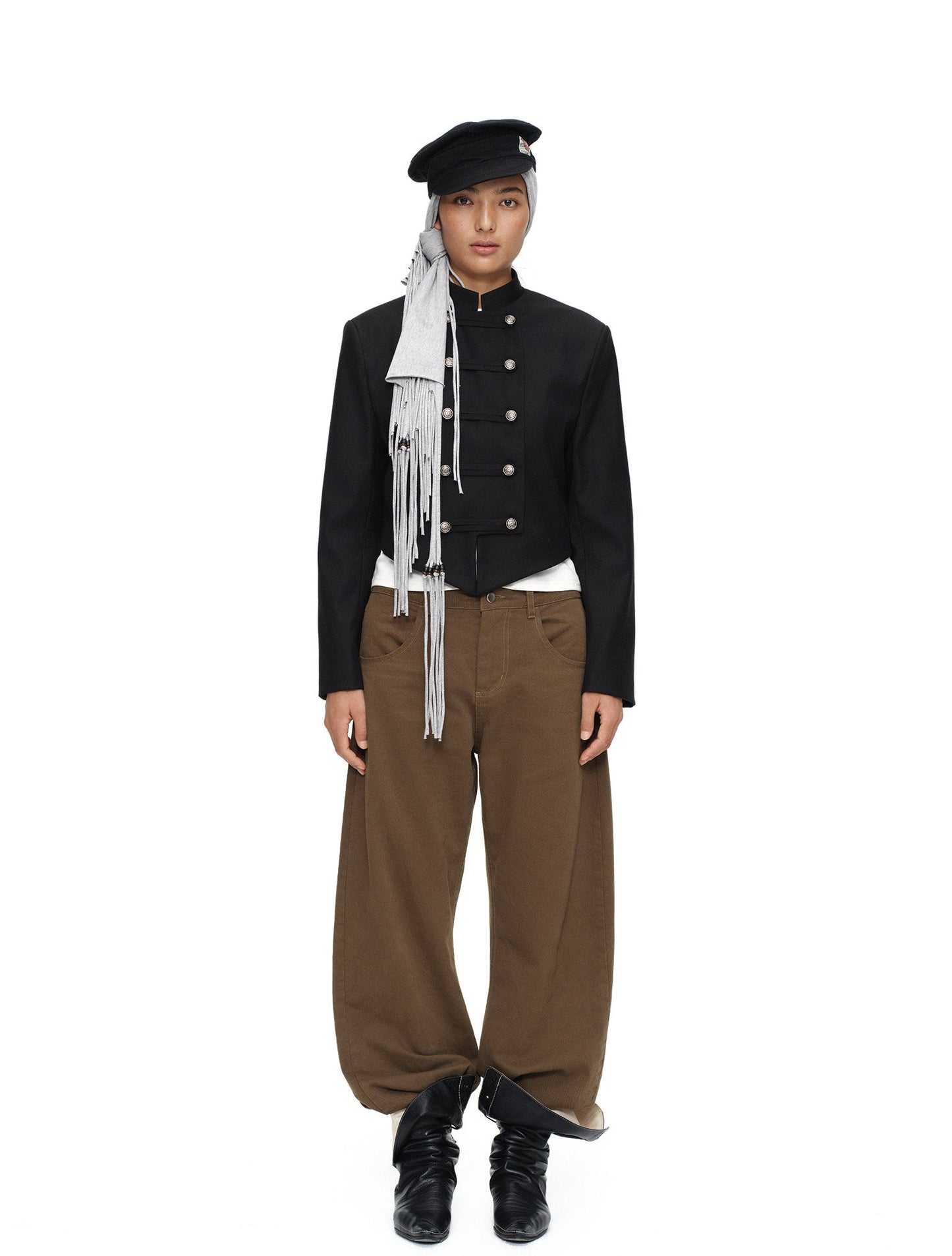 Double-breasted Napoleon jacket