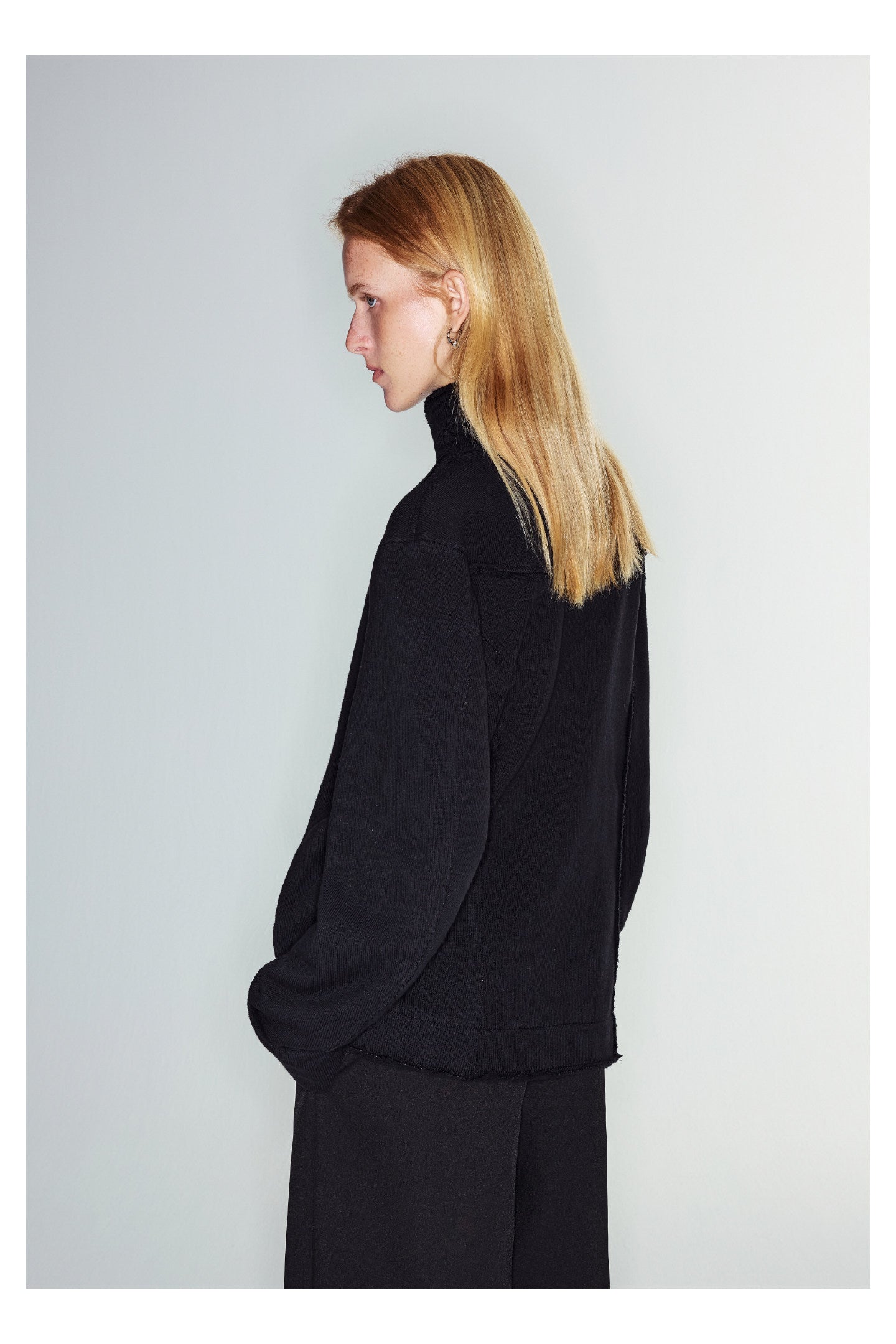 Patchwork reworked knit cardigan