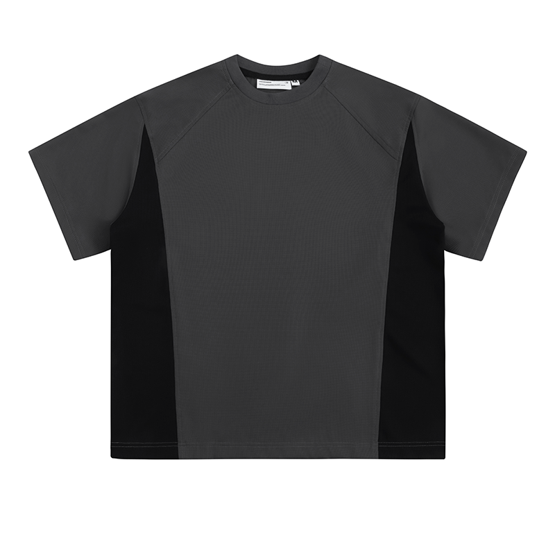 Stretch Panelled Short Sleeve T-shirt